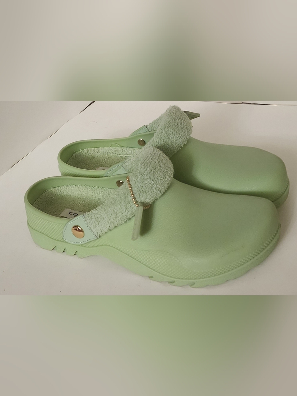 Coach Lola Clog Sz 10 Pistachio